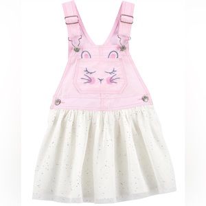 Denim Tulle Bunny Jumper Dress 2T